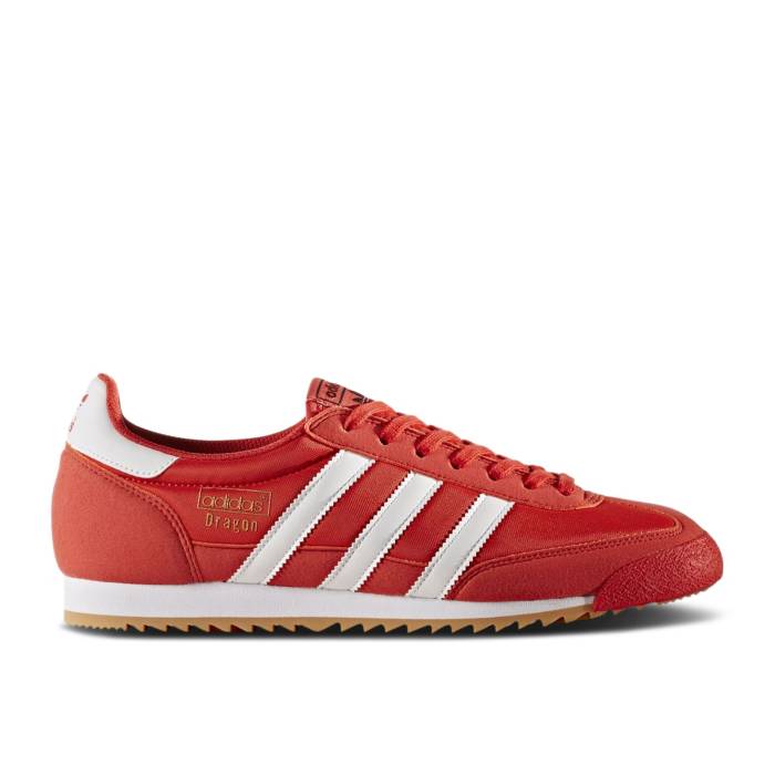 アディダス Adidas 【 Dragon Og 'Red Gum' Men Red/Footwear White/Gum 3 】 ドラゴン 靴 メンズ靴 スニ...
