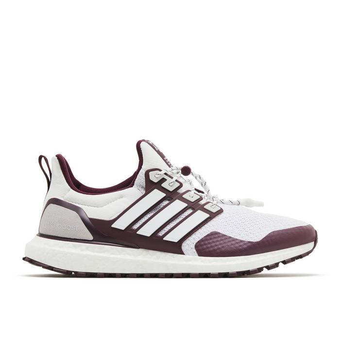 アディダス Adidas 【 Ultraboost 1.0 'Ncaa Pack - Texas A&M' Men Cloud White/Cloud White/Team Maroon 】 テキサス 靴 メンズ靴 スニーカー メンズ 白色 ホワイト Team チーム マルーン
