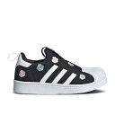 アディダス Adidas 【 Superstar 360 C 'Floral Embroidery - Black' Youth Cloud White/Core Black/Clear Pink 】 Superstar スーパースター キッズ ベビー マタニティ キッズファッション 靴 スニーカー ジュニア キッズ(4)