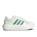 アディダス Adidas 【 Wmns Grand Court Platform 'White Preloved Green' Women Off White/...