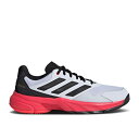 アディダス Adidas 【 Courtjam Control 3 'White Black Lucid Red' Men Cloud White/Core Black/Lucid Red 】 黒色 ブラック 靴 メンズ靴 スニーカー メンズ 白色 ホワイト コア 黒色 ブラック Red 赤・レッド