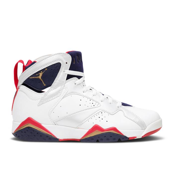 ナイキ エアジョーダン Air Jordan 【 Jordan 7 Og 'Olympic' 1992 Men White/Midnight Navy-True...