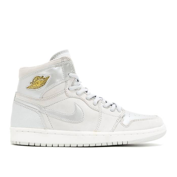 ナイキ エアジョーダン Air Jordan 【 Jordan 1 Co.jp 'Metallic Silver' 2001 Men Neutral Grey/...
