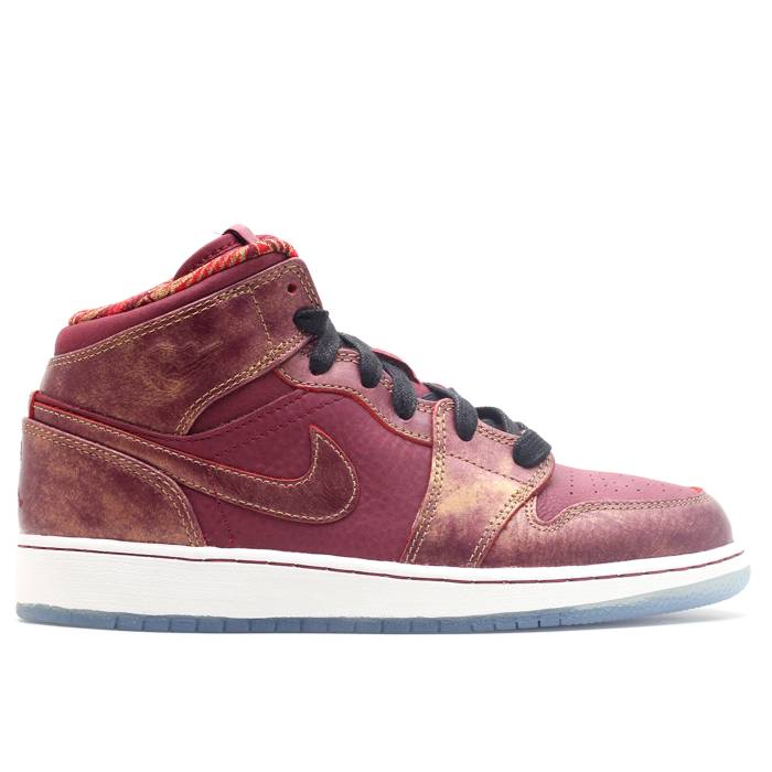 ʥ硼 Air Jordan  Jordan 1 Mid Gs 'Bhm' Youth Dp Grnt/Dp Grnt-M...