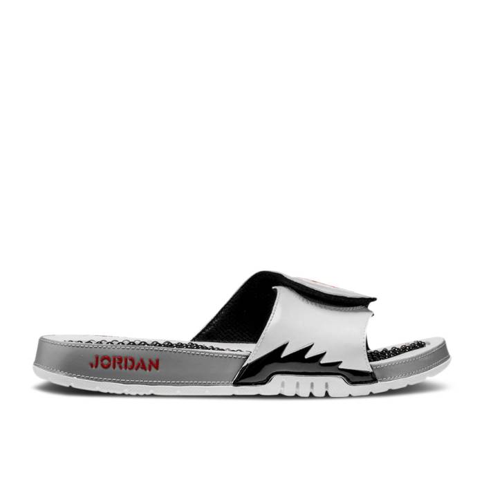 ʥ硼 Air Jordan  Jordan Hydro 5 Slide 'White Red Silver' Men W...