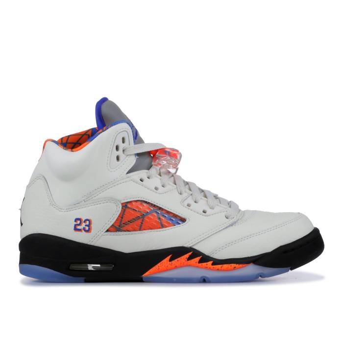 楽天スニケスナイキ　エアジョーダン Air Jordan 【 Jordan 5 Retro Gs 'International Flight' Youth Sail/Orange Peel-Black-Hyper Royal 】 レトロ キッズ ベビー マタニティ キッズファッション 靴 スニーカー ジュニア キッズ ora