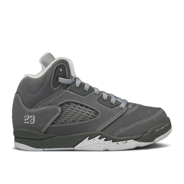 ʥ硼 Air Jordan  Jordan 5 Retro Ps 'Wolf Grey' Youth Light Gra...