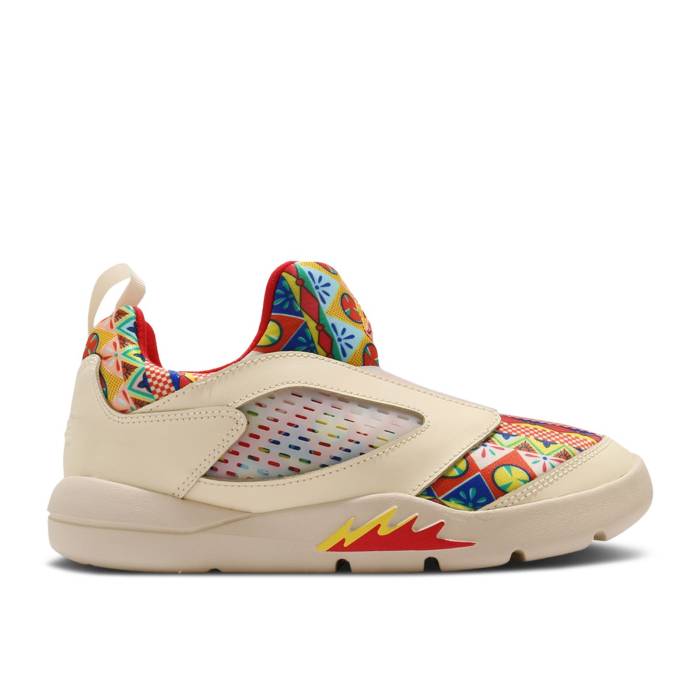 楽天スニケスナイキ　エアジョーダン Air Jordan 【 Jordan 5 Retro Little Flex Ps 'Chinese New Year' Youth Sail/Chile Red/Pearl White 】 レトロ キッズ ベビー マタニティ キッズファッション 靴 スニーカー ジュニア キッズ Red