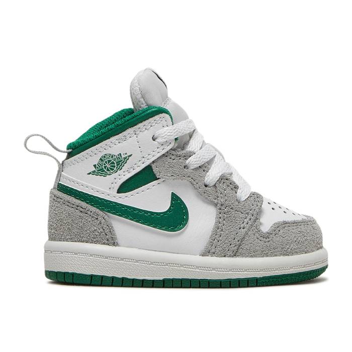 ʥ硼 Air Jordan  Jordan 1 Mid Se Td 'Grey Pine Green' Infant W...