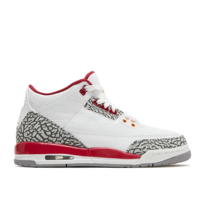 ʥ硼 Air Jordan  Jordan 3 Retro Gs 'Cardinal Red' Youth White/...