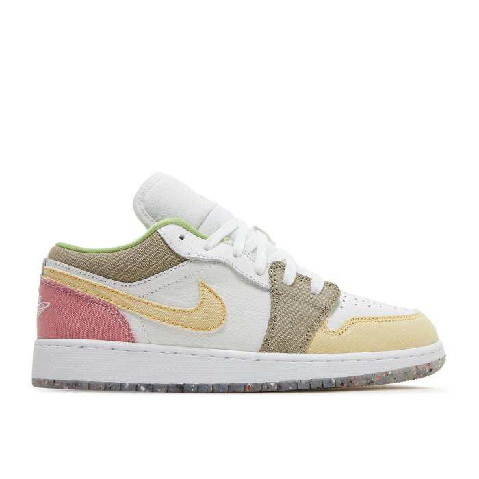 ʥ硼 Air Jordan  Jordan 1 Low Se Gs 'Pastel Grind' Youth White...