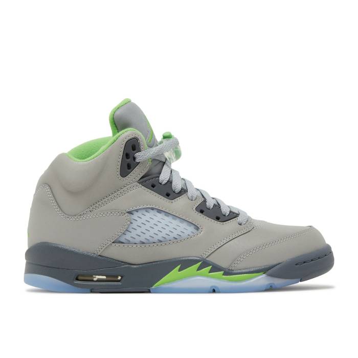 ʥ硼 Air Jordan  Jordan 5 Retro Gs 'Green Bean' 2022 Youth Sil...