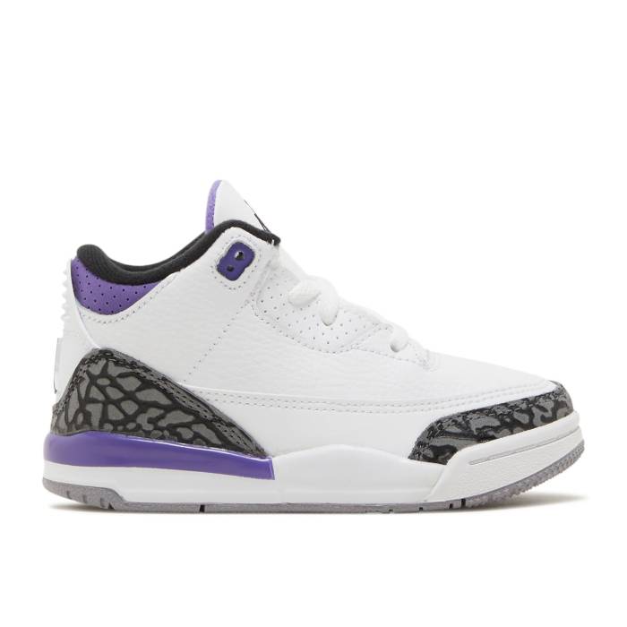 ʥ硼 Air Jordan  Jordan 3 Retro Td 'Dark Iris' Infant White/Bl...