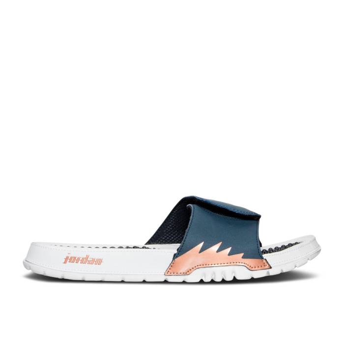 ナイキ　エアジョーダン Air Jordan 【 Jordan Hydro 5 Retro Slide 'Obsidian Metallic Red Bronze' Men Obsidian/Metallic Red Bronze/White 】 Hydro ハイドロ レトロ Slide サンダル Red 赤・レッド 靴 メンズ靴 サンダル その