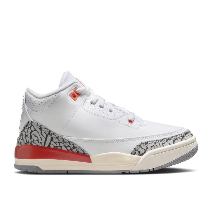 ʥ硼 Air Jordan  Jordan 3 Retro Ps 'Georgia Peach' Youth White...