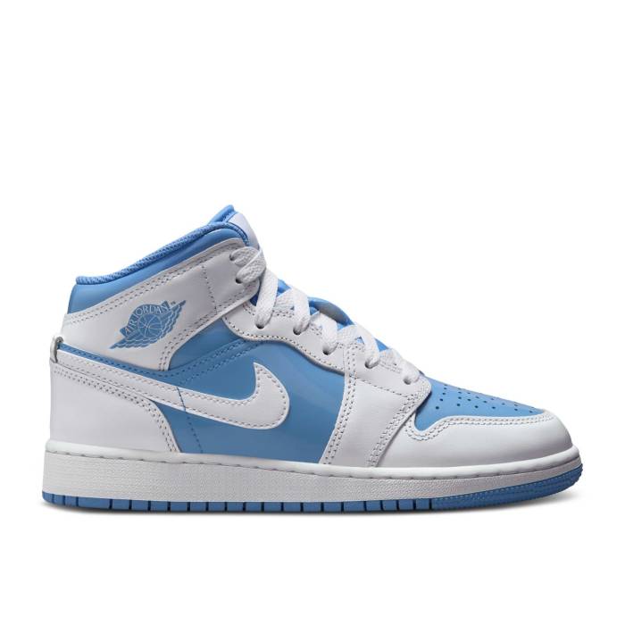 楽天スニケスナイキ　エアジョーダン Air Jordan 【 Jordan 1 Mid Gs 'Legend Blue' Youth White/Legend Blue 】 ミッド キッズ ベビー マタニティ キッズファッション 靴 スニーカー ジュニア キッズ 白色 ホワイト Legend レ