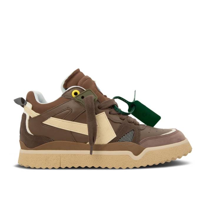 オフホワイト Off-White 【 New Mid Sponge 'Brown Beige' Men Brown/Beige 】 ミッド 靴 メンズ靴 スニー...