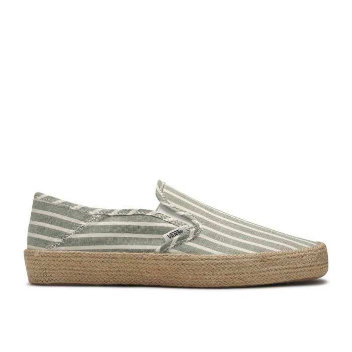  Vans  Wmns Slip_On Espadrille 'Garden Green' Women Garden Green/...