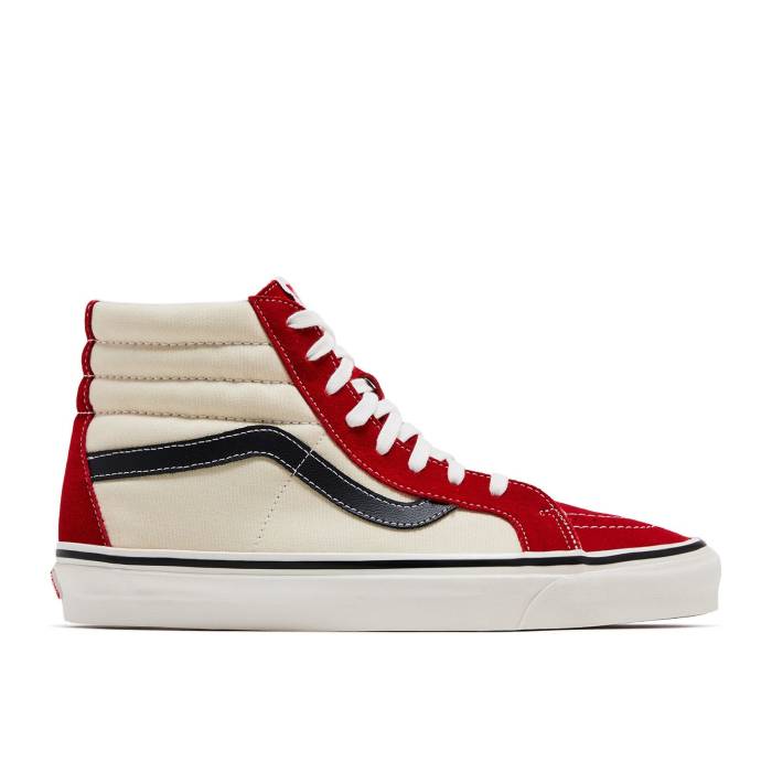  Vans  Sk8-Hi 38 Dx 'Anaheim Factory - White Red' Men Og Red/Og W...
