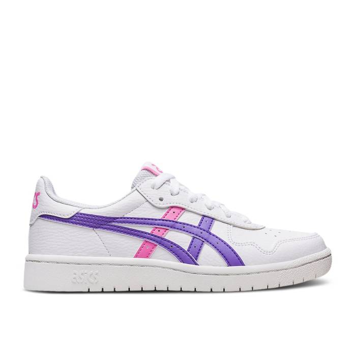 楽天スニケスアシックス Asics 【 Japan S Gs 'White Amethyst' Youth White/Amethyst 】 キッズ ベビー マタニティ キッズファッション 靴 スニーカー ジュニア キッズ 白色 ホワイト