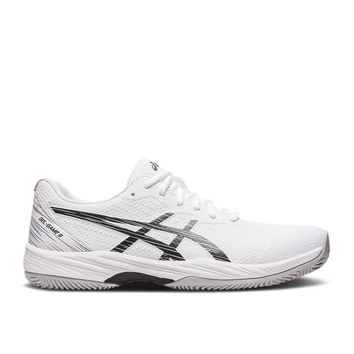 アシックス Asics 【 Gel Game 9 Clay Oc 'White Black' Men White/Black 】 Game ゲーム 靴 メンズ靴 スニーカー メンズ 白色 ホワイト 黒色 ブラック