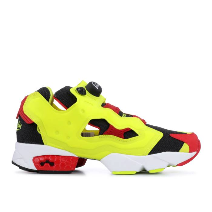 リーボック Reebok 【 Instapump Fury Prototype 'Citron' Men Citron/Black/Red 】 靴 メンズ靴 スニーカー メンズ 黒色 ブラック Red 赤・レッド