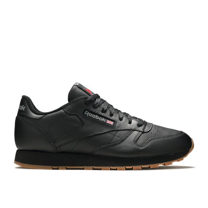リーボック Reebok 【 Classic Leather 'Black Gum' Men Intense Black/Gum 】 クラシック レザー 靴 メンズ靴 スニーカー メンズ 黒色 ブラック