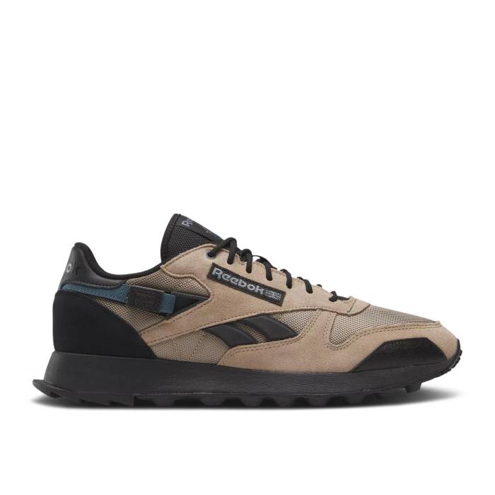リーボック Reebok 【 Classic Leather 'Winterized - Boulder Beige' Men Boulder Beige/Hoops Blue/Core Black 】 クラシック レザー メンズ ベージュ 青色 ブルー コア 黒色 ブラック