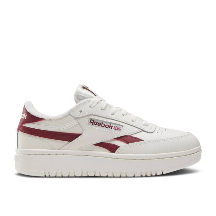 ꡼ܥå Reebok  Wmns Club C Double Revenge 'Chalk Classic Burgundy' Wom...