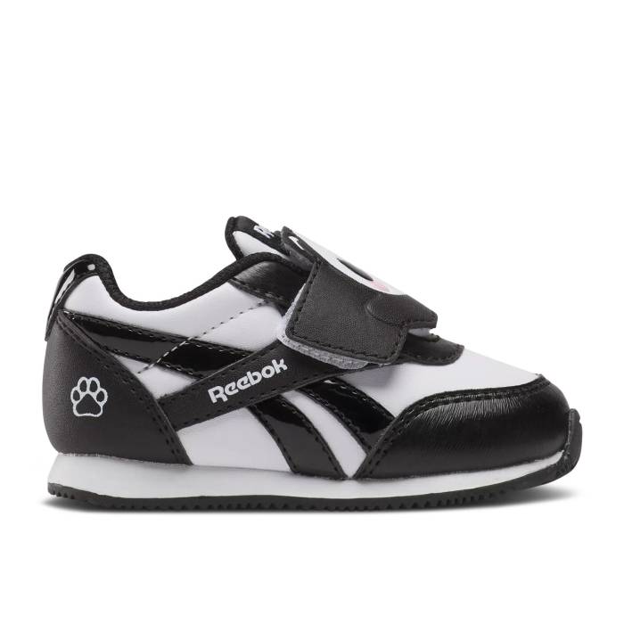 楽天スニケスリーボック Reebok 【 Royal Classics Jog 2.0 Toddler 'Kc - Panda' Infant White/Black/Astro Rose 】 ベビー 赤ちゃん用 キッズ ベビー マタニティ ベビーファッション 靴 スニーカー ベビー 白色 ホワイト 黒色 ブ