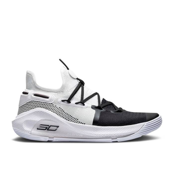 アンダーアーマー Under Armour 【 Curry 6 Team 'Working On Excellence' Men White/Black 】 カリー Team チーム 靴 メンズ靴 スニーカー メンズ 白色 ホワイト 黒色 ブラック