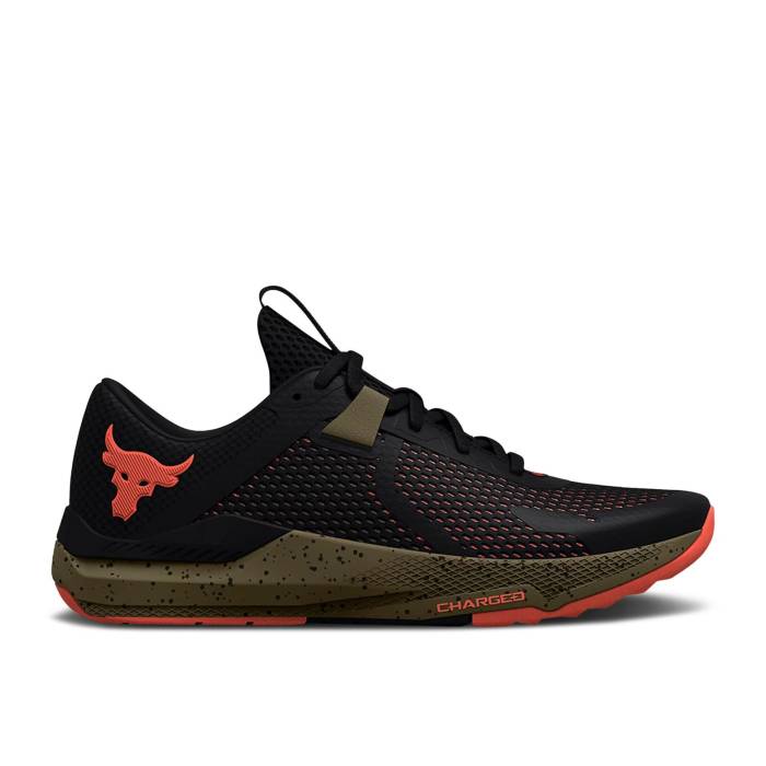 アンダーアーマー Under Armour 【 Project Rock Bsr 2 'Black Tent' Men Black/Tent 】 靴 メンズ靴 ..