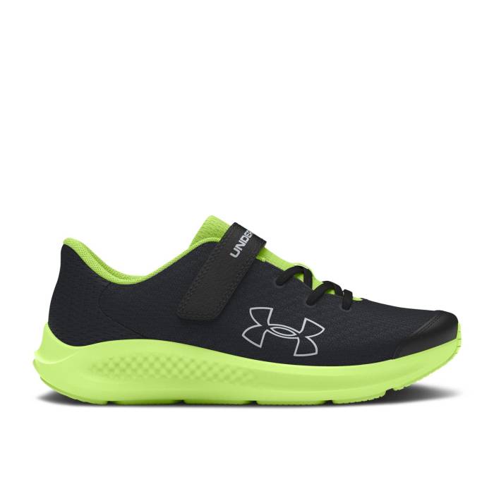 ޡ Under Armour  Pursuit 3 Ac Ps 'Big Logo - Black Morph Green'...