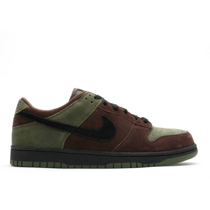 ʥ Nike  Dunk Low Nke Lam Men Dark Mocha/Black-Army Olive    ...