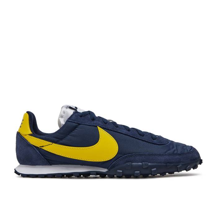 ナイキ Nike 【 Waffle Racer 'Obsidian Chrome Yellow' Men Obsidian/White/Chrome Yellow 】 ワッフ..