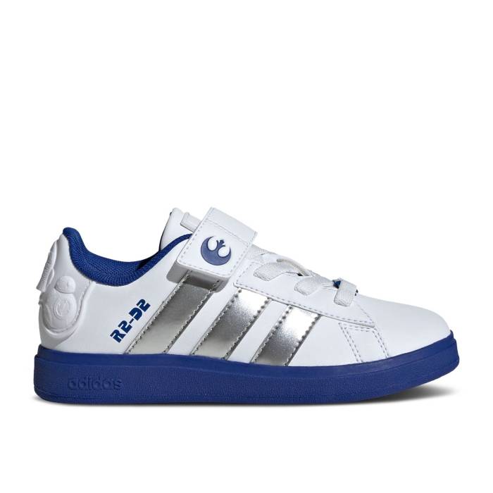 ǥ Adidas  Star Wars X Grand Court 2.0 C 'R2-D2' Youth Cloud White...