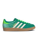 アディダス Adidas 【 Wmns Gazelle Indoor 'Semi Court Green Velvet' Women Semi Court Gr...