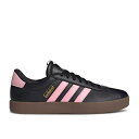 アディダス Adidas 【 Vl Court 3.0 'Black True Pink' Men Black/True Pink/Gold Metallic ...