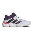 アディダス Adidas 【 Court Stabil 'White Aurora Metallic Plum' Men Cloud White/Aurora ...