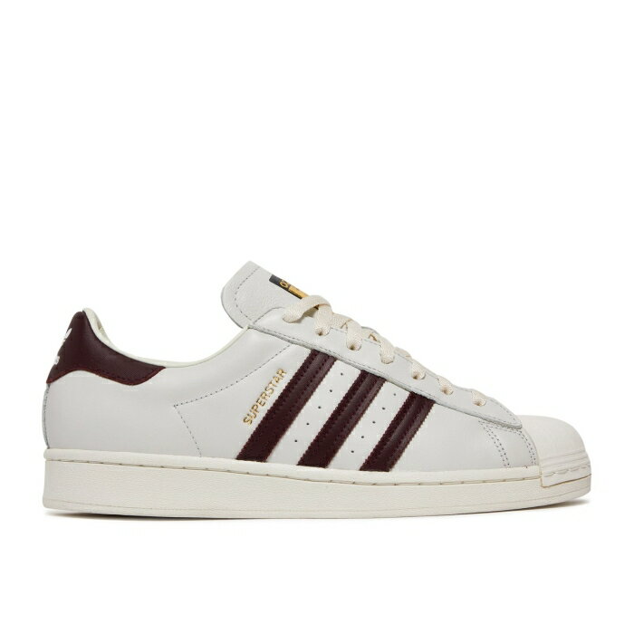 アディダス Adidas 【 Superstar 'Off White Maroon' Men Off White/Maroon/Off White 】 Superstar スーパースター 白色 ホワイト 靴 メンズ靴 スニーカー メンズ 白色 ホワイト マルーン