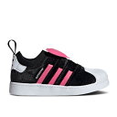 アディダス Adidas 【 Superstar 360 2.0 J 'Valentine's Day' Youth Core Black/Pulse Magenta/Cloud White 】 Superstar スーパースター キッズ ベビー マタニティ キッズファッション 靴 スニーカー ジュニア キッズ コ