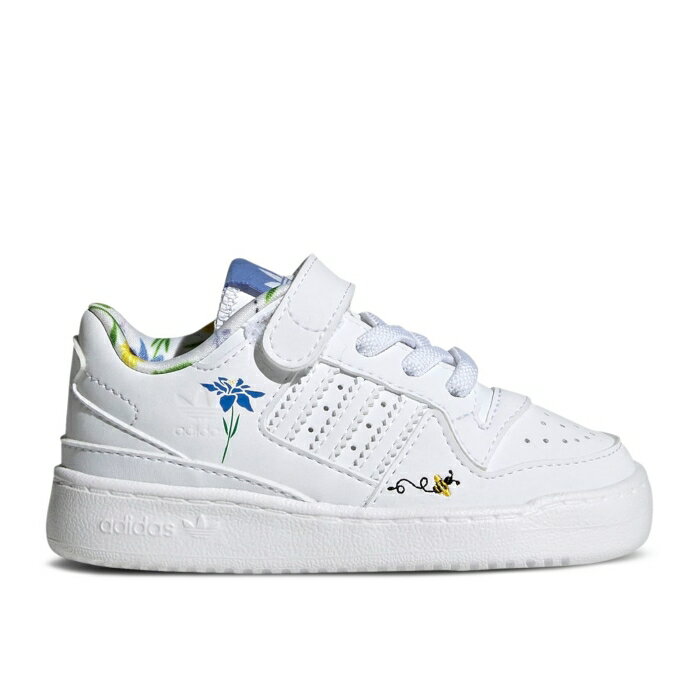 ǥ Adidas  Forum Low I 'Save The Bees' Infant Cloud White/Blue Fus...