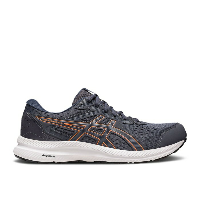 アシックス Asics 【 Gel Contend 8 'Carrier Grey Orange' Men Carrier Grey/Metropolis 】 灰色 グレー 靴 メンズ靴 スニーカー メンズ 灰色 グレー