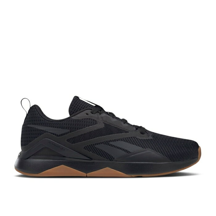 リーボック Reebok 【 Nanoflex V2 'Black Gum' Men Core Black/Pure Grey 8/Gum 】 靴 メンズ靴 ス...