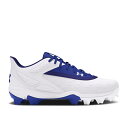 アンダーアーマー Under Armour 【 Leadoff Low Rm 3.0 Jr 'Royal' Youth Royal/White 】 キッズ ベビー マタニティ キッズファッション 靴 スニーカー ジュニア キッズ 白色 ホワイト
