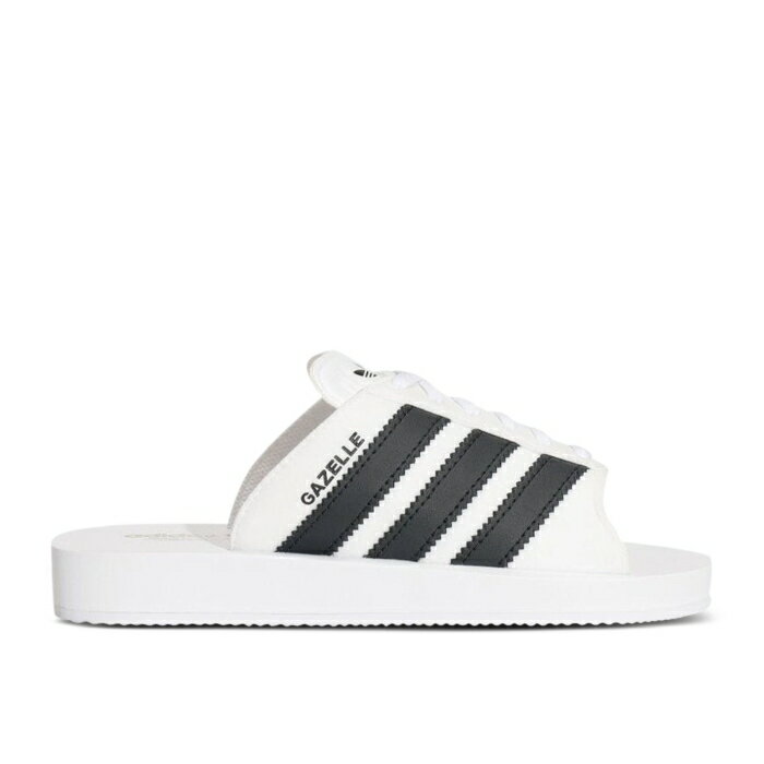 アディダス Adidas 【 Gazelle Beach Slides 'White Black' Men Footwear White/Core Black/Footwear White 】 ガゼル 靴 メンズ靴 サンダル その他 メンズ 白色 ホワイト コア 黒色 ブラック