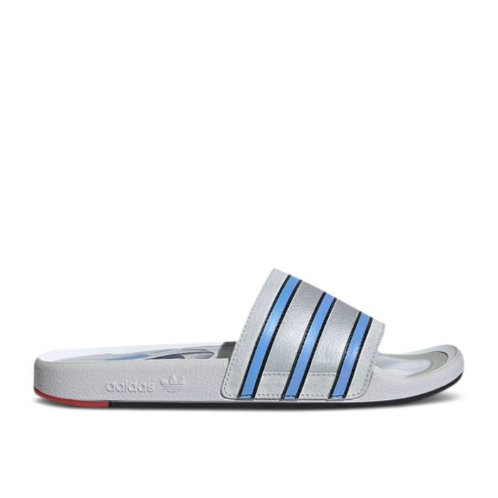 ǥ Adidas  Adilette Premium Slides 'Micropacer' Men Clear Grey/Lig...