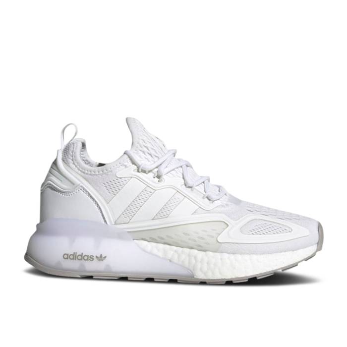 ǥ Adidas  Zx 2K Boost J 'Cloud White' Youth Cloud White/Cloud Whi...
