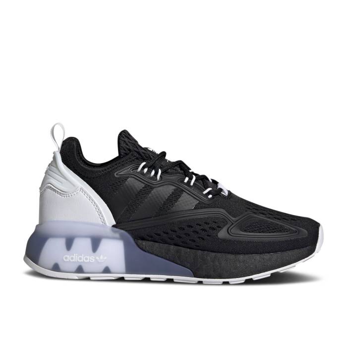 楽天スニケスアディダス Adidas 【 Zx 2K Boost J 'Black White' Youth Core Black/Core Black/Cloud White 】 ブースト キッズ ベビー マタニティ キッズファッション 靴 スニーカー ジュニア キッズ コア 黒色 ブラック 白色