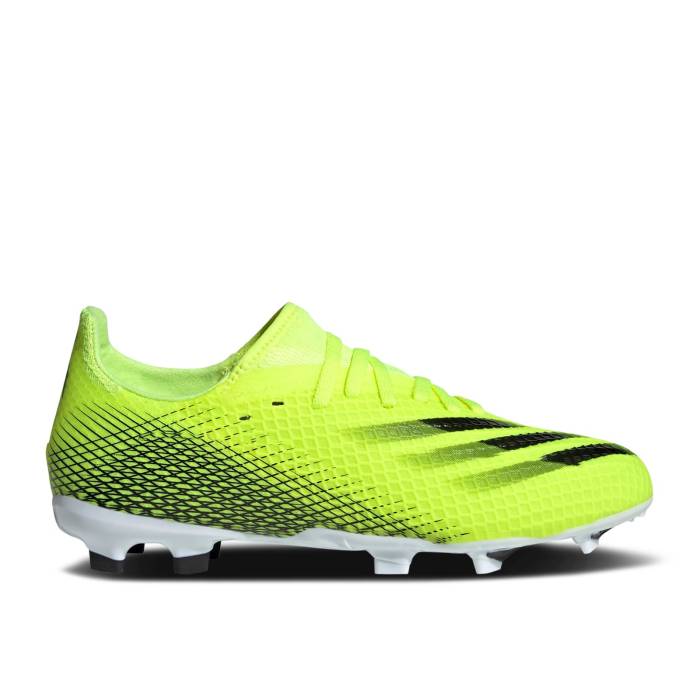 アディダス Adidas 【 X Ghosted.3 Fg J 'Solar Yellow' Youth Solar Yellow/Cloud White/Royal Blue 】 キッズ ベビー マタニティ キッズファッション 靴 スニーカー ジュニア キッズ yellow 黄色・イエロー 白色 ホワ